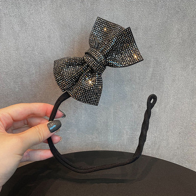 Bling Bling Strasuri Agrafe de păr Ace Suport pentru coadă de cal leneș Cap de coc Dish Bandă de păr Coiler Arcuri de păr Accesorii pentru cleme pentru femei