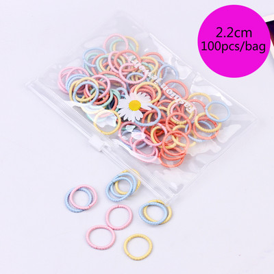 100/1000 buc/pachet Legături de păr Elastice Scrunchies Benzi de păr frânghie Accesorii de păr pentru copii pentru fete Suport pentru coadă de cal de gumă Benzi de cauciuc