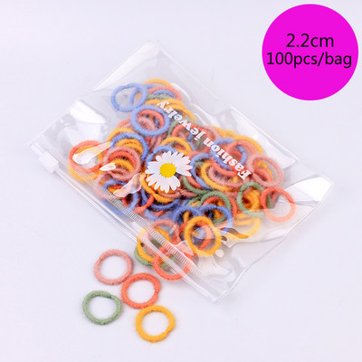 100/1000 buc/pachet Legături de păr Elastice Scrunchies Benzi de păr frânghie Accesorii de păr pentru copii pentru fete Suport pentru coadă de cal de gumă Benzi de cauciuc