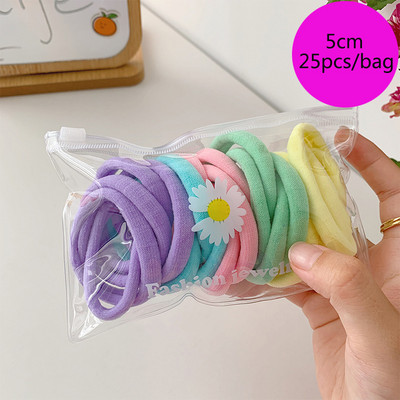 100/1000 buc/pachet Legături de păr Elastice Scrunchies Benzi de păr frânghie Accesorii de păr pentru copii pentru fete Suport pentru coadă de cal de gumă Benzi de cauciuc