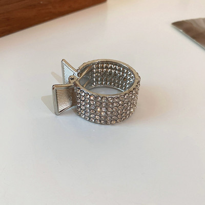 Agrafă de păr metal cu strasuri perle Agrafe de păr mici cu diamant Suport înalt pentru coadă de cal Gheare de păr Nuntă Accesorii pentru bijuterii pentru păr coreeană