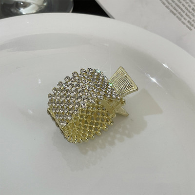 Agrafă de păr metal cu strasuri perle Agrafe de păr mici cu diamant Suport înalt pentru coadă de cal Gheare de păr Nuntă Accesorii pentru bijuterii pentru păr coreeană