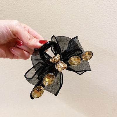 Agrafe de păr cu flori pentru femei, gheare, 2022, agrafe noi de cristal, dulci, agrafe de păr de crab, accesorii pentru păr pentru fete, cadou