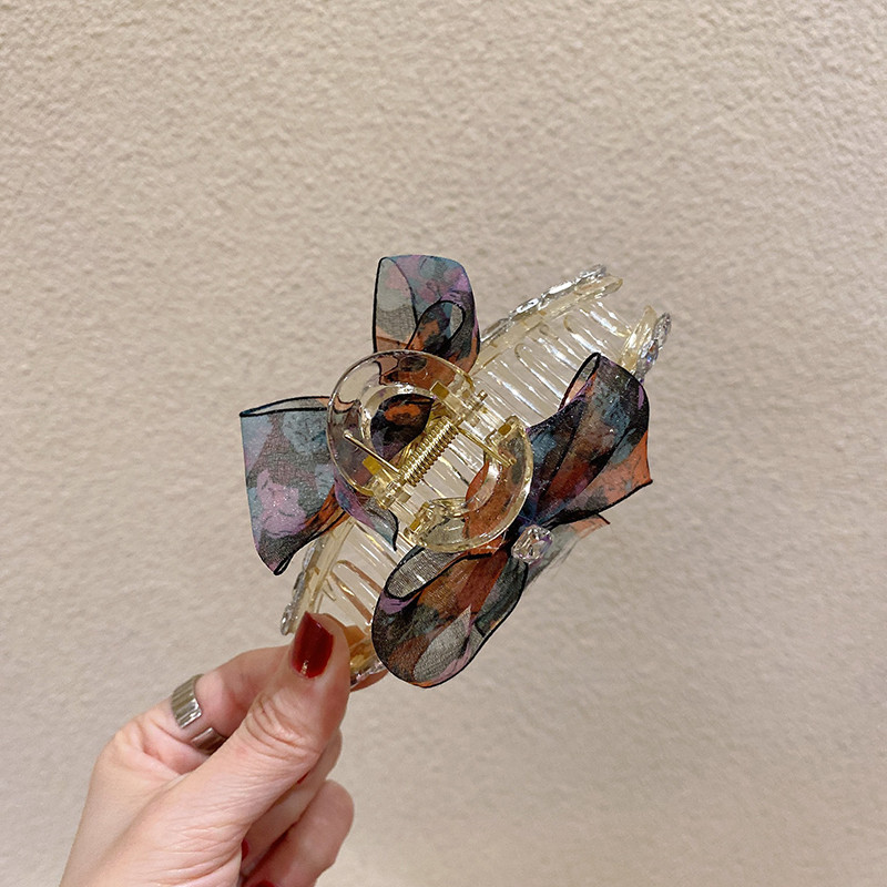 Agrafe de păr cu flori pentru femei, gheare, 2022, agrafe noi de cristal, dulci, agrafe de păr de crab, accesorii pentru păr pentru fete, cadou