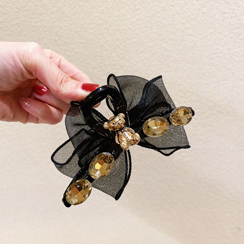 Agrafe de păr cu flori pentru femei, gheare, 2022, agrafe noi de cristal, dulci, agrafe de păr de crab, accesorii pentru păr pentru fete, cadou