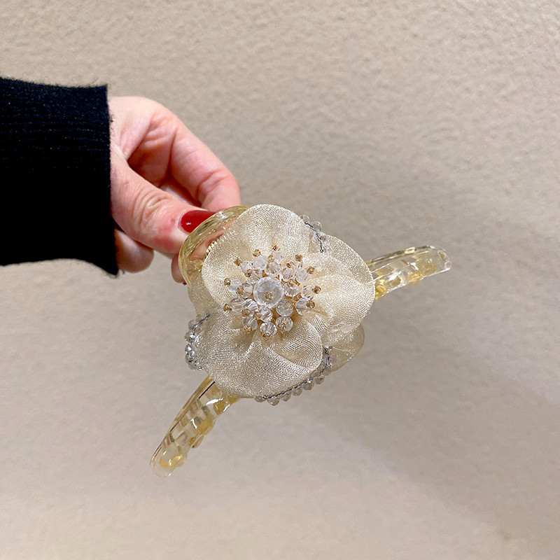 Gheare de păr pentru femei în stil coreean Agrafe de păr din acrilic Agrafe de păr cu flori dulci Articole de păr cu geometrie mari pentru fete Accesorii de păr de vară