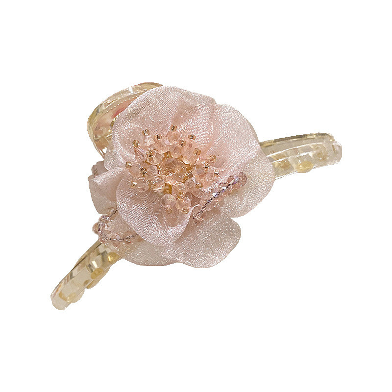 Gheare de păr pentru femei în stil coreean Agrafe de păr din acrilic Agrafe de păr cu flori dulci Articole de păr cu geometrie mari pentru fete Accesorii de păr de vară