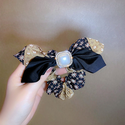 Bling Strasuri Funde de păr Scrunchies Cravate Funie coreeană șifon Benzi de cauciuc Suport pentru coadă de cal Accesorii de păr pentru fete