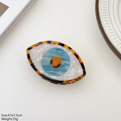 Design Acetat Margaretă Lalea Floarea-soarelui Floare Gheare de păr Clip Drăguț Palm Ochi Evil Evil Ace Ace de păr Accesorii pentru păr pentru femei Nou