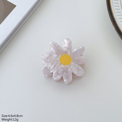 Design Acetat Margaretă Lalea Floarea-soarelui Floare Gheare de păr Clip Drăguț Palm Ochi Evil Evil Ace Ace de păr Accesorii pentru păr pentru femei Nou