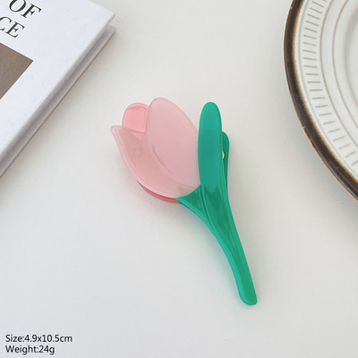 Design Acetat Margaretă Lalea Floarea-soarelui Floare Gheare de păr Clip Drăguț Palm Ochi Evil Evil Ace Ace de păr Accesorii pentru păr pentru femei Nou