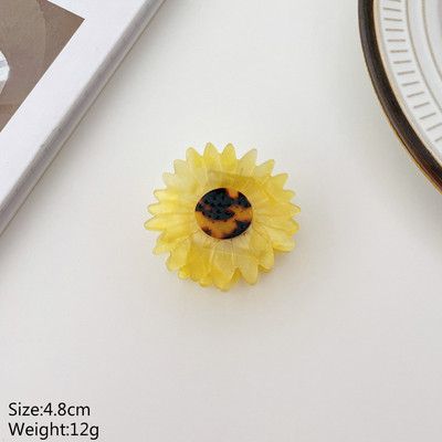 Design Acetat Margaretă Lalea Floarea-soarelui Floare Gheare pentru Păr Gheare Drăguță Coreeană Agrafe Ace Accesorii pentru păr pentru femei Nou