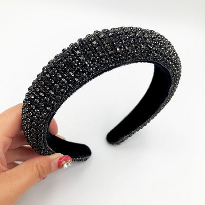 Bentiță de lux cu strasuri pentru femei Accesorii pentru păr de designer Nuntă Crăciun pentru păr Bentita pentru machiaj Bentita pentru cap