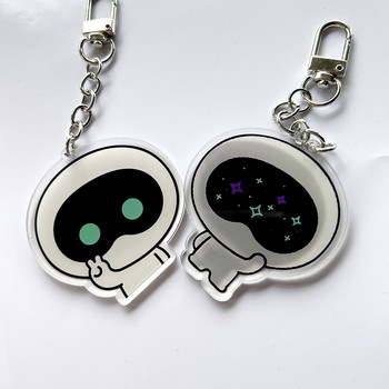 KPOP JIN SOLO Album The Astronaut Cartoon Keychain διπλής όψης Ακρυλικό κρεμαστό μπρελόκ Συλλογές Seok-Jin Kim Fans