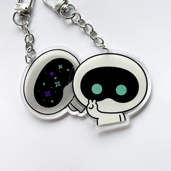 KPOP JIN SOLO Album The Astronaut Cartoon Keychain διπλής όψης Ακρυλικό κρεμαστό μπρελόκ Συλλογές Seok-Jin Kim Fans