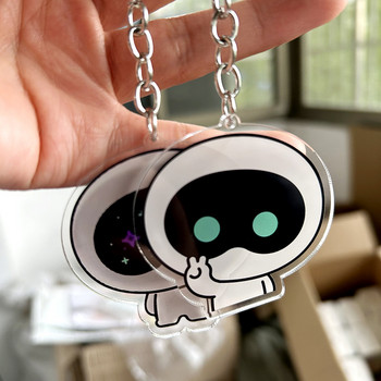 KPOP JIN SOLO Album The Astronaut Cartoon Keychain διπλής όψης Ακρυλικό κρεμαστό μπρελόκ Συλλογές Seok-Jin Kim Fans