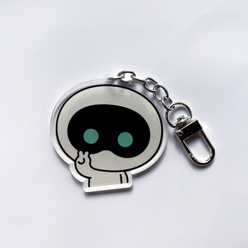 KPOP JIN SOLO Album The Astronaut Cartoon Keychain διπλής όψης Ακρυλικό κρεμαστό μπρελόκ Συλλογές Seok-Jin Kim Fans