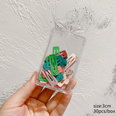 30/50 buc./pachet 3 cm BB clemă de păr culoare bomboană cleme drăguțe pentru copii ace accesorii pentru păr pentru fete coreene