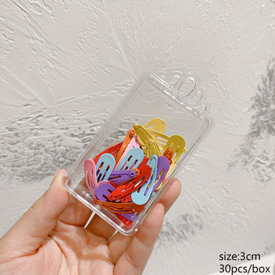 30/50 buc./pachet 3 cm BB clemă de păr culoare bomboană cleme drăguțe pentru copii ace accesorii pentru păr pentru fete coreene