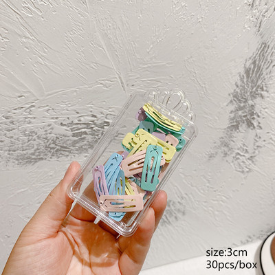 30/50 buc./pachet 3 cm BB clemă de păr culoare bomboană cleme drăguțe pentru copii ace accesorii pentru păr pentru fete coreene