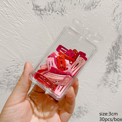 30/50 buc./pachet 3 cm BB clemă de păr culoare bomboană cleme drăguțe pentru copii ace accesorii pentru păr pentru fete coreene