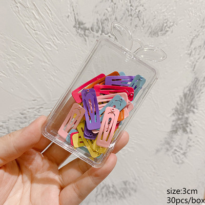 30/50 buc./pachet 3 cm BB clemă de păr culoare bomboană cleme drăguțe pentru copii ace accesorii pentru păr pentru fete coreene