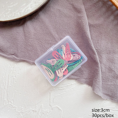 30/50 buc./pachet 3 cm BB clemă de păr culoare bomboană cleme drăguțe pentru copii ace accesorii pentru păr pentru fete coreene