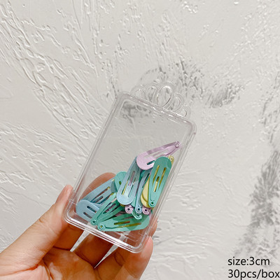 30/50 buc./pachet 3 cm BB clemă de păr culoare bomboană cleme drăguțe pentru copii ace accesorii pentru păr pentru fete coreene