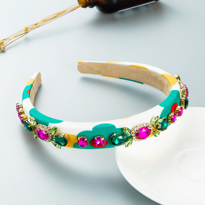 Bentite de lux baroc de epocă Bentita de păr îngustă cu diamante din perle Accesorii pentru păr în stil Ins Bentita de cristal pentru femei Noua sosire