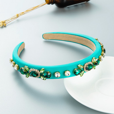 Bentite de lux baroc de epocă Bentita de păr îngustă cu diamante din perle Accesorii pentru păr în stil Ins Bentita de cristal pentru femei Noua sosire