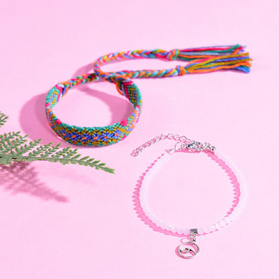 Brățară de prietenie de modă pe picior Brațe de gleznă de vară la modă pentru femei, lanțuri de plajă cu val de cristal, brățară pentru picioare, bijuterii