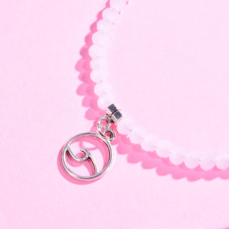 Brățară de prietenie de modă pe picior Brațe de gleznă de vară la modă pentru femei, lanțuri de plajă cu val de cristal, brățară pentru picioare, bijuterii