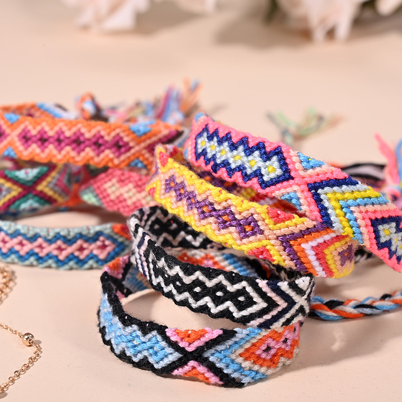 Brățară de gleznă din împletitură boemă realizată manual pentru femei, inimă de cristal pentru picior, lanț de gleznă, curea, prietenie, bijuterii de plajă