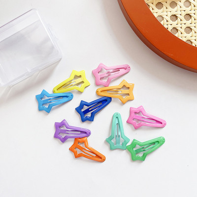 10 buc./pachet BB agrafe de păr Agrafe drăguțe pentru cleme de păr Seturi de agrafe cu stea pentru accesorii de păr coreeane Kawaii pentru fete Nou