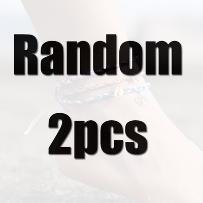 2 buc/lot gleznele pentru femei lucrate manual stele de mare prietenie plajă desculț brățară la modă pe lanț pentru picior bijuterii boho pentru picioare