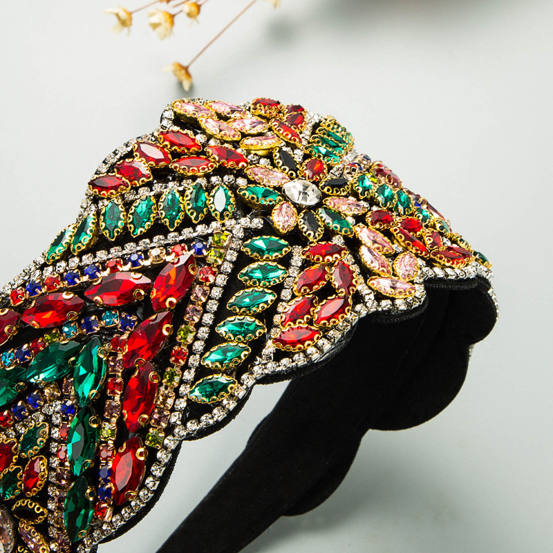 Bentite de lux cu franjuri de cristal pentru femei Boutique cu strasuri, cu boruri late, pentru bal de absolvire, accesorii pentru păr