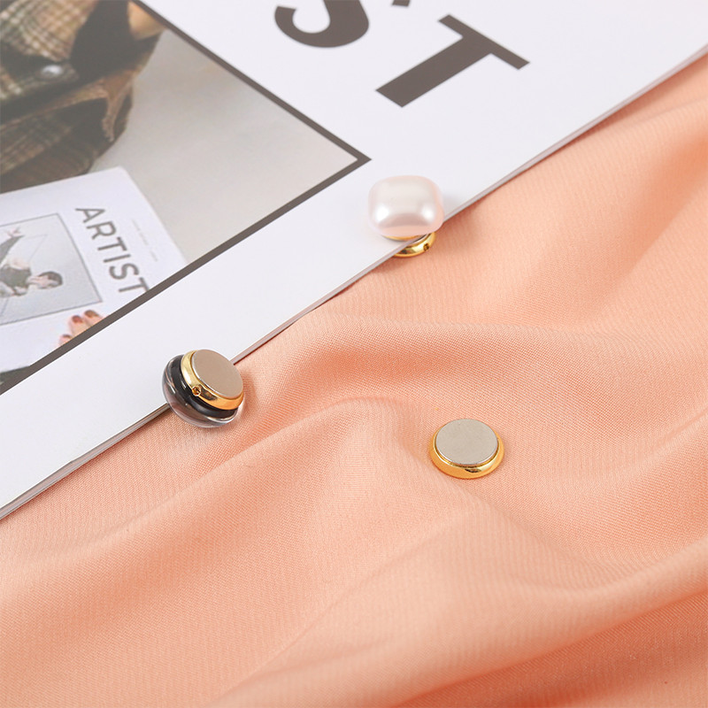 Ace pentru hijab cu magnet fără urme, rotunjite, pătrate, elegante, puternice, magnetice, batic musulman, agrafe fixe pentru eșarfe pentru femei, bijuterii