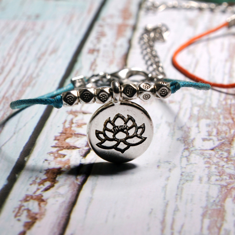 MOON GIRL Set de glezne Bobo Lotus din țesătură manuală, 4 bucăți, stele de mare, 4 piese, boeme șic, gleznă, cadou pentru femei