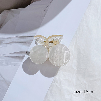 Agrafe mari acrilice pentru gheare de par mari Suport pentru coada de cal Clip pentru gheare de par Clip de par neagra Accesorii de par la moda pentru femei