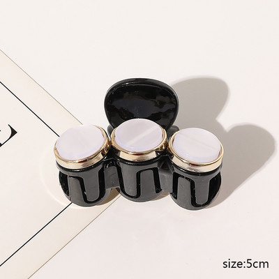 Agrafe mari acrilice pentru gheare de par mari Suport pentru coada de cal Clip pentru gheare de par Clip de par neagra Accesorii de par la moda pentru femei