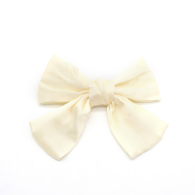 Agrafe mari de păr de 8 inch Agrafe mari cu fundă de mătase Agrafe de păr lungi cu panglică de saitin Agrafe de păr coreene Accesorii pentru femei, fete