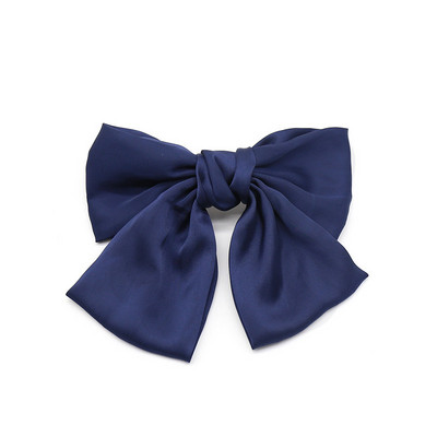 Agrafe mari de păr de 8 inch Agrafe mari cu fundă de mătase Agrafe de păr lungi cu panglică de saitin Agrafe de păr coreene Accesorii pentru femei, fete