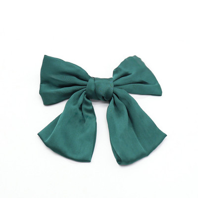 Agrafe mari de păr de 8 inch Agrafe mari cu fundă de mătase Agrafe de păr lungi cu panglică de saitin Agrafe de păr coreene Accesorii pentru femei, fete