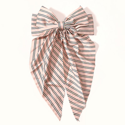 Agrafe mari de păr de 8 inch Agrafe mari cu fundă de mătase Agrafe de păr lungi cu panglică de saitin Agrafe de păr coreene Accesorii pentru femei, fete