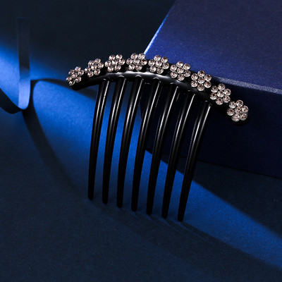 Blizgančios Kalnų krištolas Plaukų šukos, Smeigtukai Moterims Retro, Gėlių Barrettes Papuošalai Arklio uodegos laikikliai Plaukų segtukai Plaukų aksesuarai