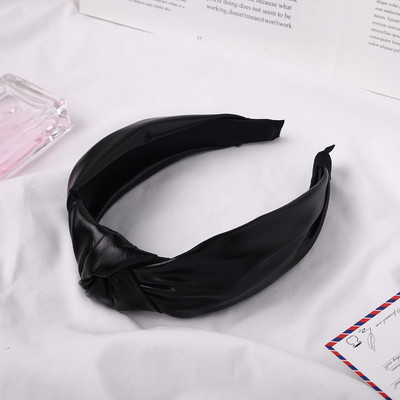 Vintage bársony PU bőr fejpántok hajpántok tömör fejfedők lányok divat keskeny szalagok elegáns haj karika haj kiegészítők nőknek