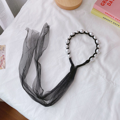 Benzite de păr cu perle pentru femei Accesorii pentru păr Panglică din țesătură de designer Cercete Arc Bentita de nuntă Bentita pentru cap de mireasă Benzile Nou