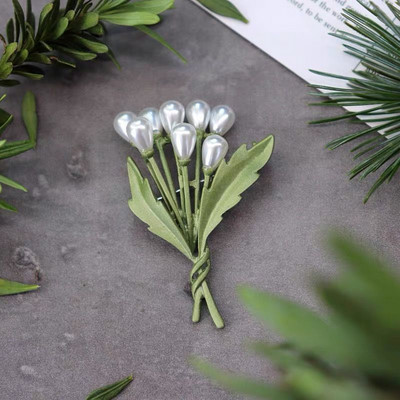 Broșe cu trifoi cu patru foi din sticlă de cristal pentru femei, elegante, cu strasuri complete, corsaj din aliaj de opal verde, pentru femei, broșă, moda