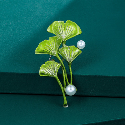 Broșe cu trifoi cu patru foi din sticlă de cristal pentru femei, elegante, cu strasuri complete, corsaj din aliaj de opal verde, pentru femei, broșă, moda