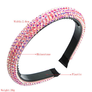 Κορεατικά Full Bling Headband Σχεδιαστής με στεφάνι με τόξο γάμου Νυφικές αστραφτερές κορδέλες κεφαλής για γυναίκες Αξεσουάρ μαλλιών